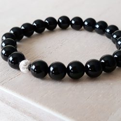 Armband Onyx Tiquarzo Onyx shiny black