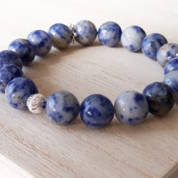 Sodaliet armband beauty blue