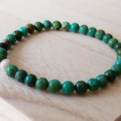 Turkoois armband fijn naturel