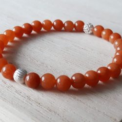 Armband Aventurijn oranje