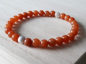 Armband Aventurijn oranje