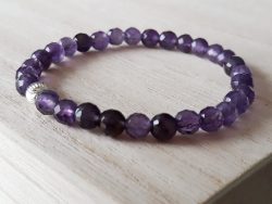 Armband amethist - 6 mm