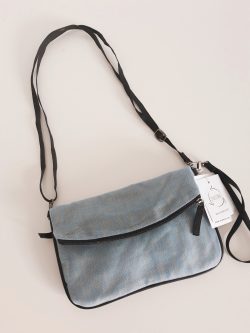Handtas crossbody klein - lichtblauw