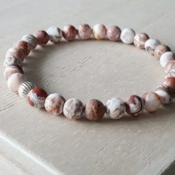 Agaat armband Mexicaanse Agaat 6 mm