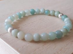 Armband amazoniet - 6 mm