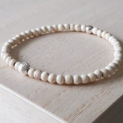Howliet fijne armband met zilver