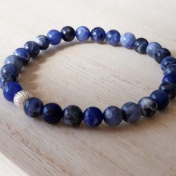 Armband Sodalite blue night