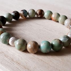 Armband Agaat I Terra blue