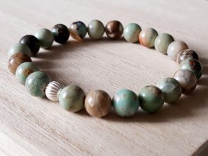 Armband Agaat I Terra blue