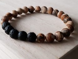 Armband voor mannen – woestijn jaspis