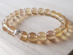 Armband fluoriet - geel